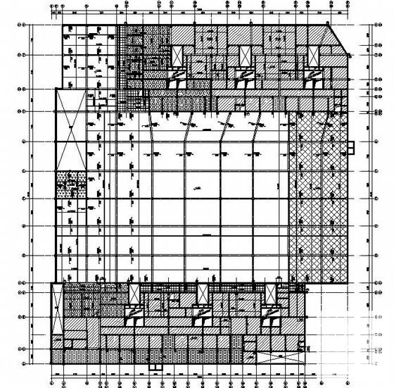 17层人防地下室框架剪力墙结构住宅楼结构CAD施工图纸（桩基础） - 1