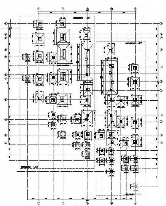 4层框架结构别墅建筑及结构CAD施工图纸(参考学习) - 1