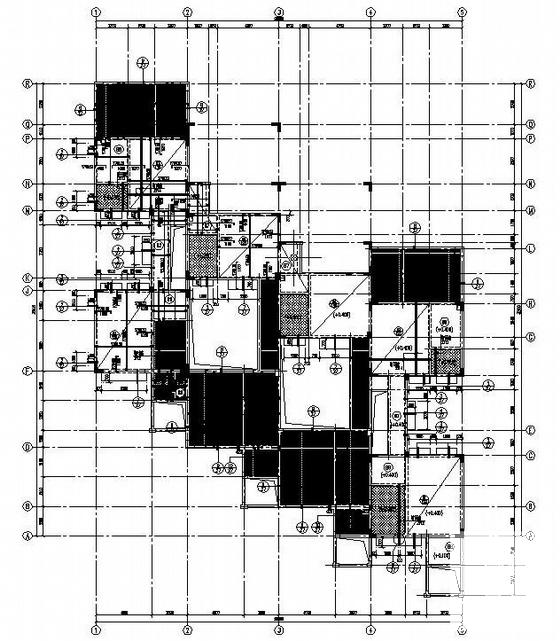 4层框架结构别墅建筑及结构CAD施工图纸(参考学习) - 2
