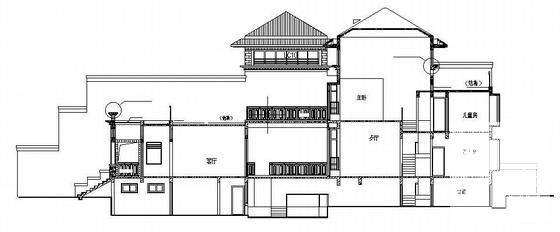 4层框架结构别墅建筑及结构CAD施工图纸(参考学习) - 3