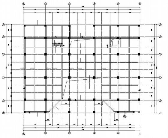 8层框架结构办公楼结构CAD施工图纸 - 1