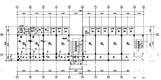 4层框架结构宿舍楼结构CAD施工图纸（独立基础） - 2