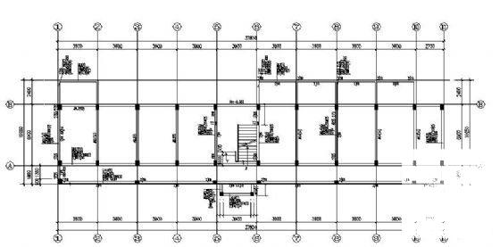 4层框架结构宿舍楼结构CAD施工图纸（独立基础） - 3