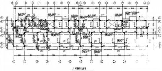 5层独立基础异形柱框架结构住宅楼结构CAD施工图纸 - 1