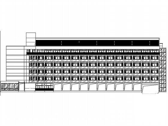 玄武湖国际大酒店6层带退台酒店客房建筑施工CAD图纸（5#楼）(卫生间大样) - 1