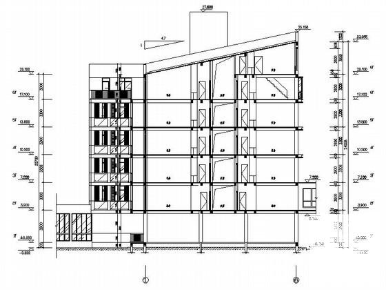 玄武湖国际大酒店6层带退台酒店客房建筑施工CAD图纸（5#楼）(卫生间大样) - 2
