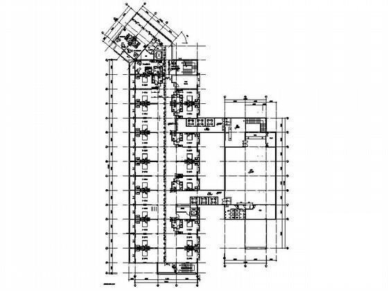 玄武湖国际大酒店6层带退台酒店客房建筑施工CAD图纸（5#楼）(卫生间大样) - 3