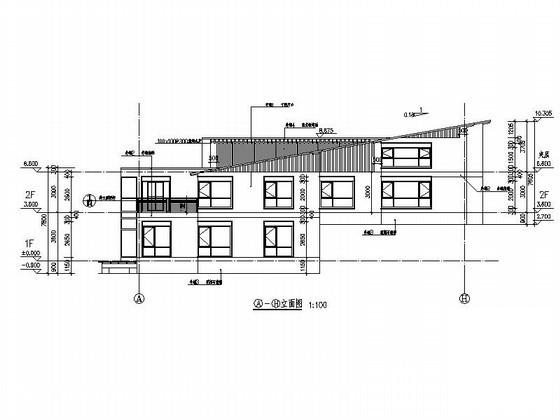 国际大酒店2层别墅式客房建筑施工CAD图纸 - 4