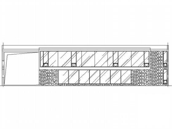 玄武湖国际大酒店2层接待中心建筑施工CAD图纸 - 1