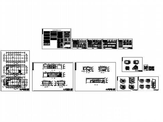 玄武湖国际大酒店2层接待中心建筑施工CAD图纸 - 4