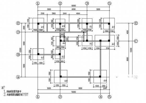 独立基础框架结构别墅结构CAD施工图纸（2层坡屋顶）(建筑设计说明) - 2