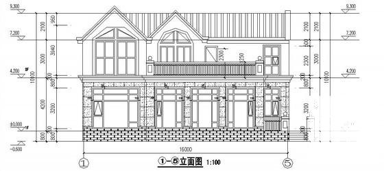 独立基础框架结构别墅结构CAD施工图纸（2层坡屋顶）(建筑设计说明) - 3