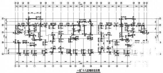 剪力墙结构住宅楼结构CAD施工图纸（20层桩基础） - 2