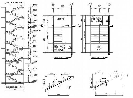 剪力墙结构住宅楼结构CAD施工图纸（20层桩基础） - 4