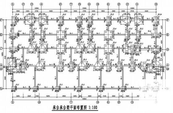 6层桩基础底框结构住宅楼结构CAD施工图纸 - 3