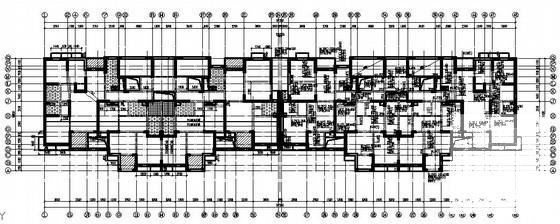 地上24层地下1层剪力墙住宅楼结构CAD施工图纸（桩基础） - 1
