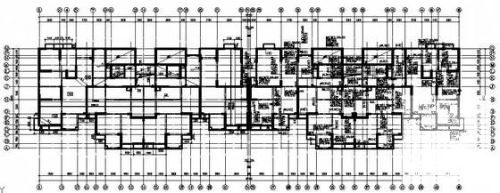 地上24层地下1层剪力墙住宅楼结构CAD施工图纸（桩基础） - 3