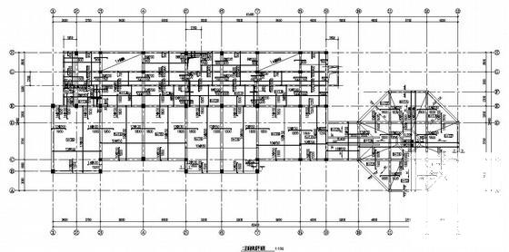 框架结构幼儿园结构CAD施工图纸（地下3层，地上4层）(基础梁配筋) - 1