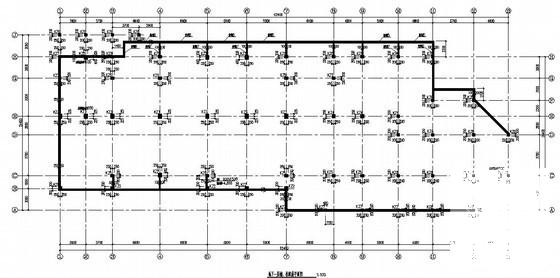框架结构幼儿园结构CAD施工图纸（地下3层，地上4层）(基础梁配筋) - 2