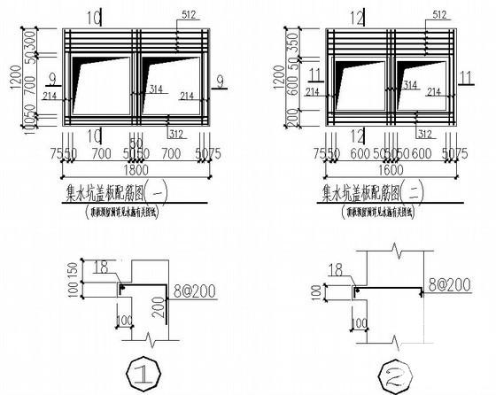 框架结构幼儿园结构CAD施工图纸（地下3层，地上4层）(基础梁配筋) - 4