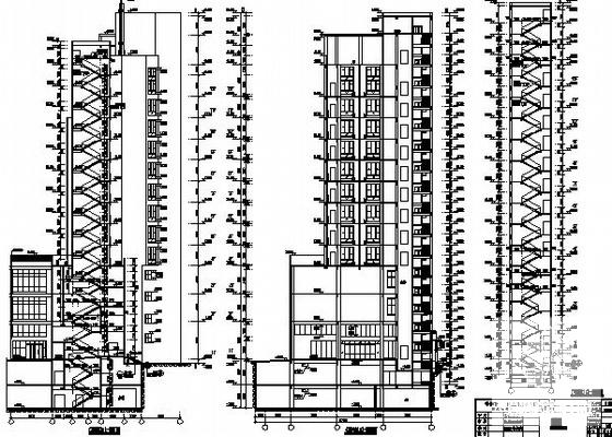 12层酒店式公寓用房建筑施工CAD图纸(卫生间详图) - 2