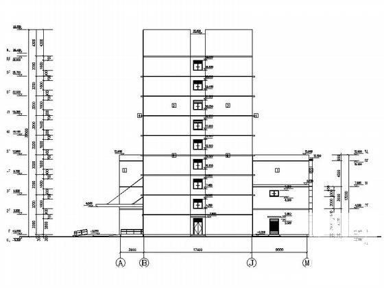 现代风格9层假日酒店建筑施工CAD图纸（框架结构）(卫生间大样) - 5