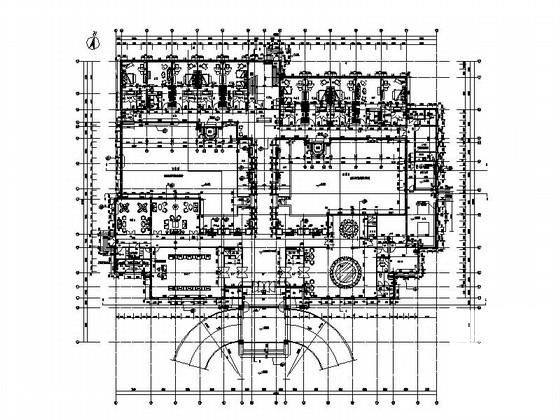 2层中式风格宾馆建筑CAD施工图纸 - 3