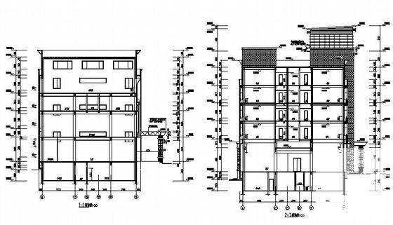 5层宾馆建筑CAD施工图纸 - 2