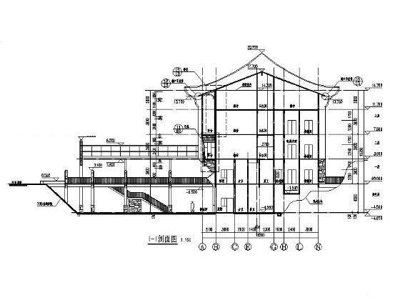 4层度假式酒店建筑施工CAD图纸 - 4