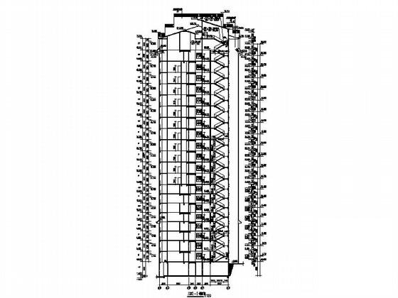 17层中式高层酒店建筑施工CAD图纸(节点详图) - 2