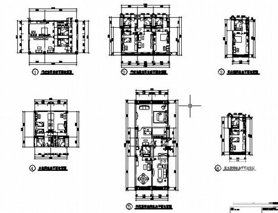 6层旅游区宾馆建筑方案设计图纸(卫生间详图) - 3