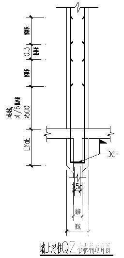 QZ柱根节点构造图 - 1