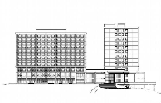 四星级酒店建筑CAD施工图纸 - 1
