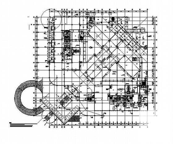 四星级酒店建筑CAD施工图纸 - 3