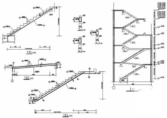 剪力墙结构住宅楼结构CAD施工图纸（12层筏板基础） - 4