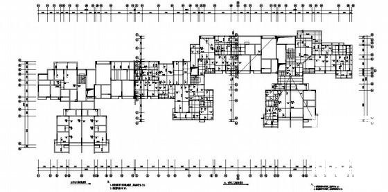 框架剪力墙结构住宅楼结构CAD施工图纸（11层桩基础） - 2