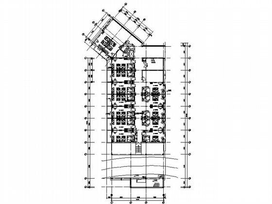 玄武湖国际大酒店4层酒店客房建筑施工CAD图纸（3#楼）(卫生间大样) - 3