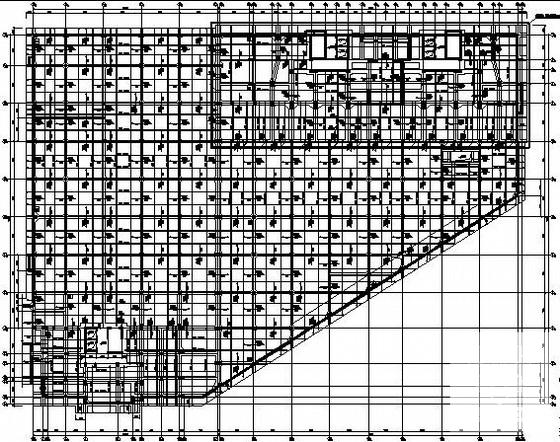 27层带地下室住宅楼结构CAD施工图纸（条形基础） - 1