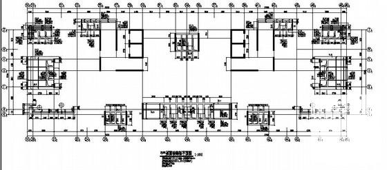 27层带地下室住宅楼结构CAD施工图纸（条形基础） - 2