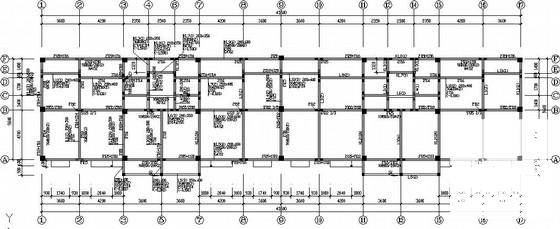 5层桩基框架住宅楼结构CAD施工图纸 - 1