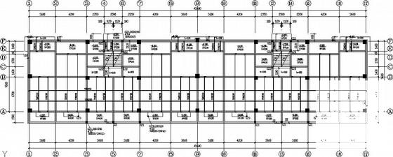 5层桩基框架住宅楼结构CAD施工图纸 - 2