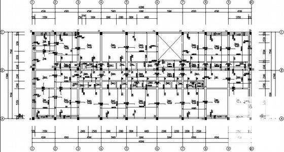 7度区4层框架结构中学教学楼结构CAD施工图纸(独立基础) - 1