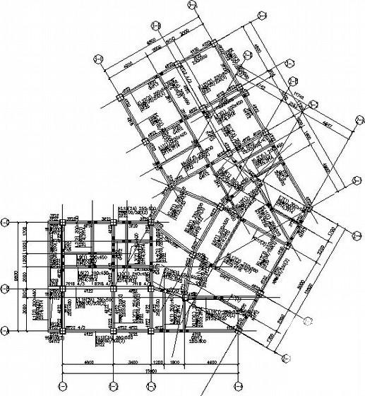 审计局钢筋混凝土框架综合办公楼结构CAD施工图纸 - 2