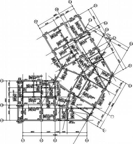 审计局钢筋混凝土框架综合办公楼结构CAD施工图纸 - 3