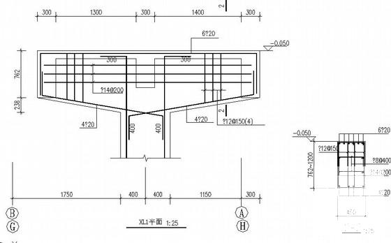 行政中心框架剪力墙办公大楼结构CAD施工图纸 - 4