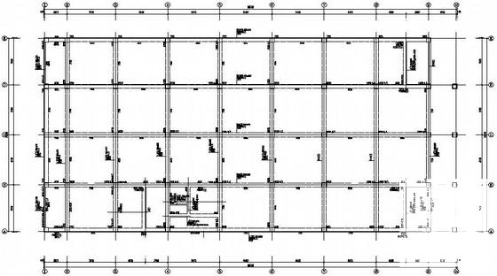 6层框架加工车间结构CAD施工图纸(空心楼盖) - 2