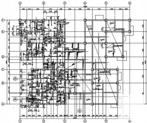 19层框架住宅楼结构CAD施工图纸(建筑、屋顶坡屋面) - 2