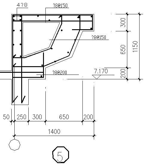 19层框架住宅楼结构CAD施工图纸(建筑、屋顶坡屋面) - 4