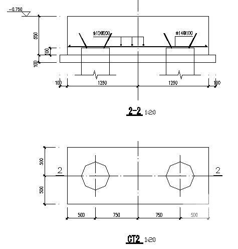 3层框架结构桩基础消防基地CAD施工图纸 - 3