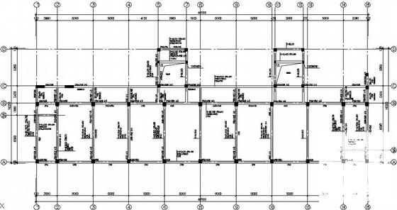 框架结构教学综合楼结构CAD施工图纸(建筑图纸) - 2
